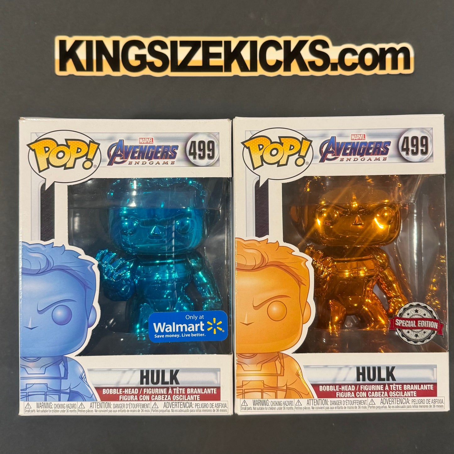 Hulk (Blue) & Hulk (Orange) Combo