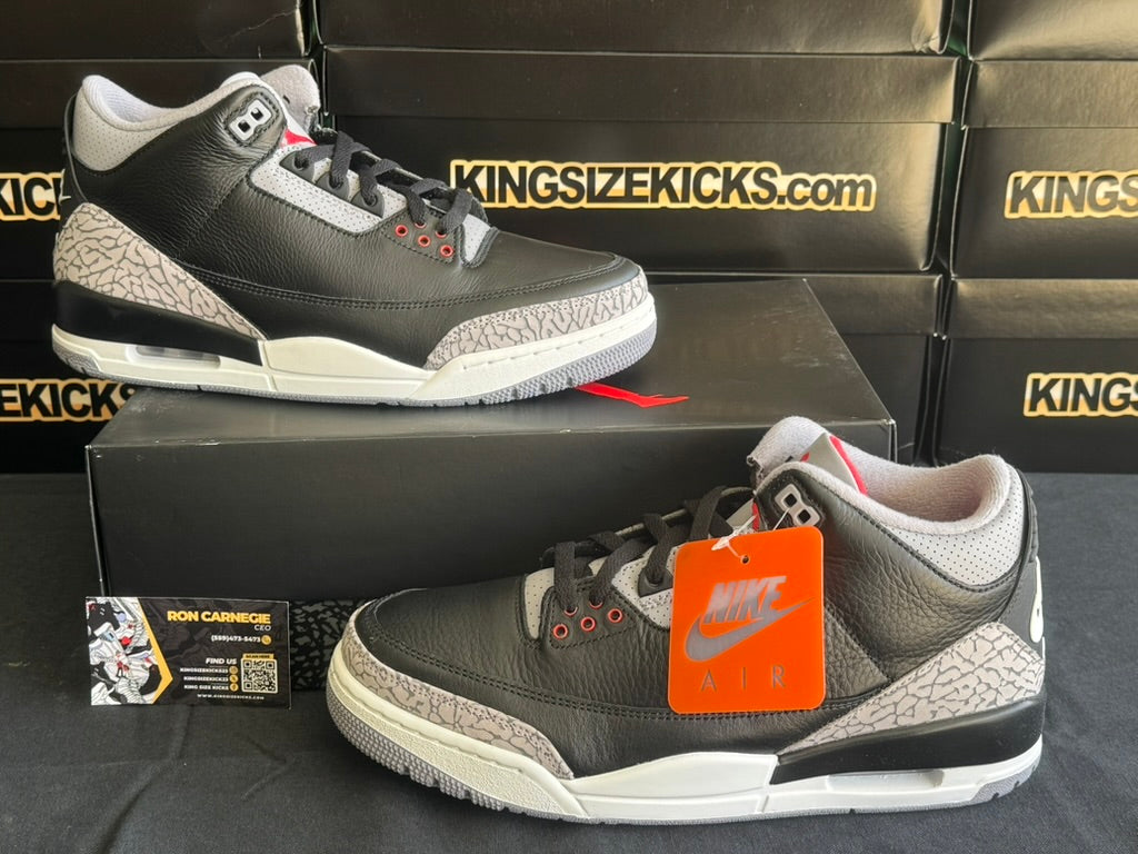 Air Jordan 3 Retro OG 'Black Cement' 2024