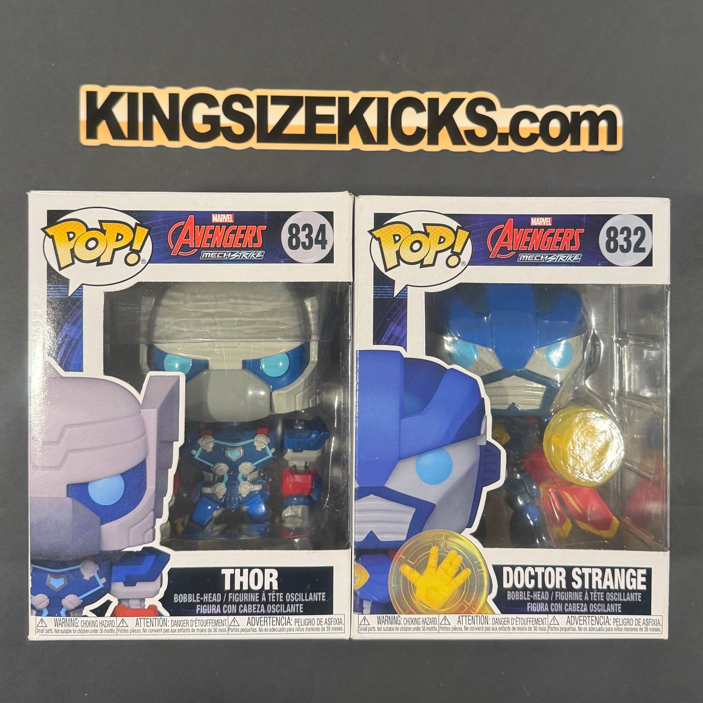 Thor Mech Strike (834) and Doctor Strange Mech Strike (832) Combo