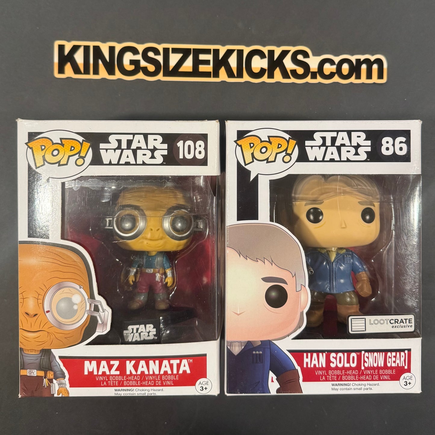 Maz Kanata (108) and Han Solo (Snow Gear) (86) Combo