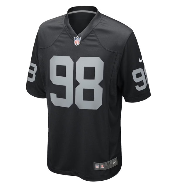 Maxx Crosby #98 Black Jersey