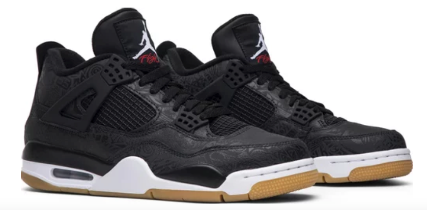 Air Jordan 4 Retro Laser Black Gum