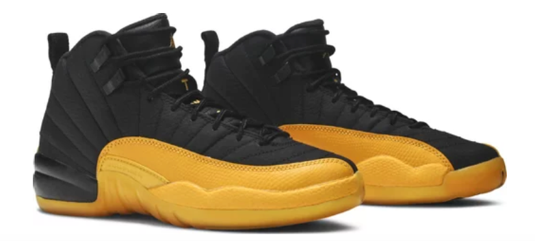Air Jordan 12 Retro Black University Gold