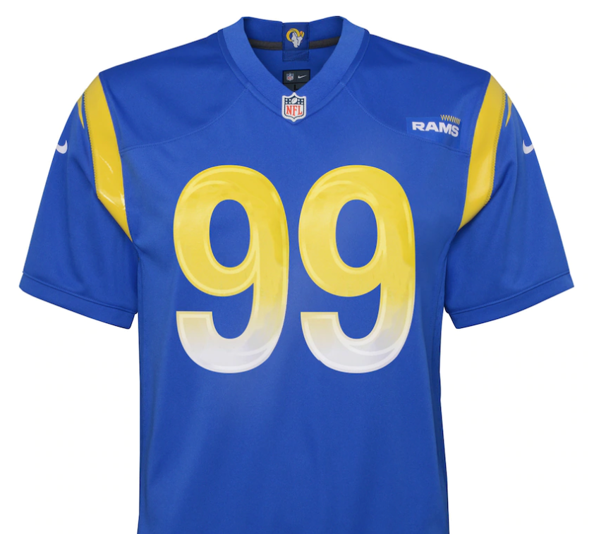 Aaron Donald #99 LA Rams Blue Large