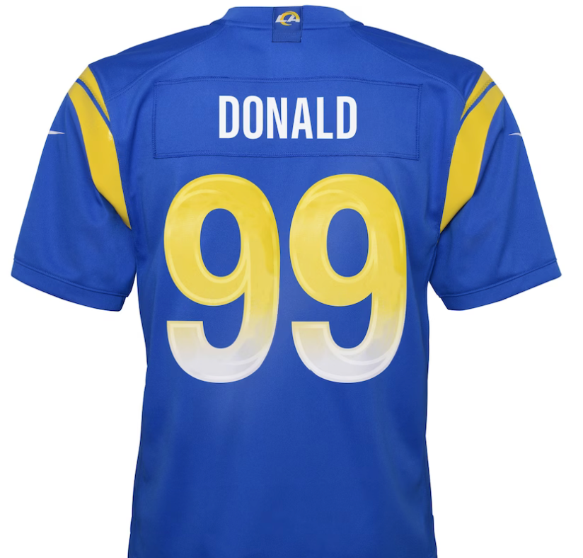 Aaron Donald #99 LA Rams Blue Large