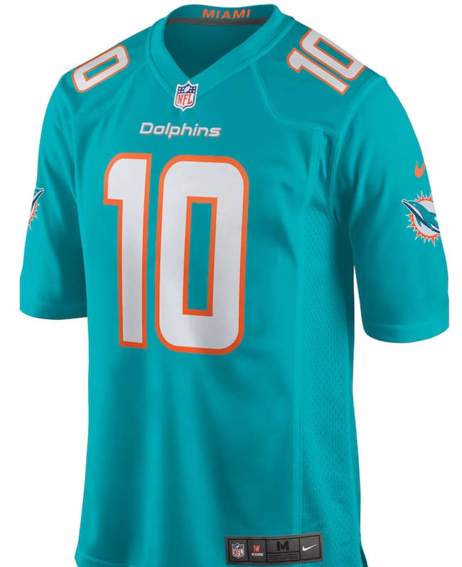 Tyreek Hill #10 Miami Teal Green