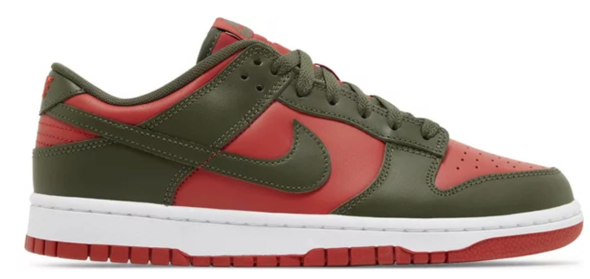 Nike Dunk Low Mystic Red Cargo Khaki