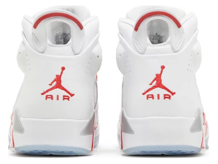 Air Jordan 6-17-23 White Red