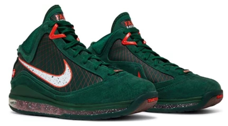 Nike LeBron 7 FAMU Gorge Green