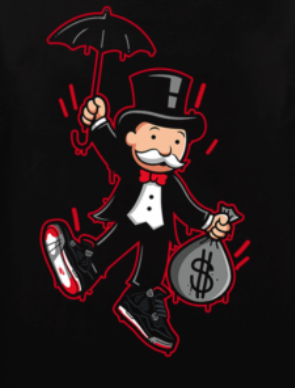 Monopoly Man Jordan Bred 4's Collections