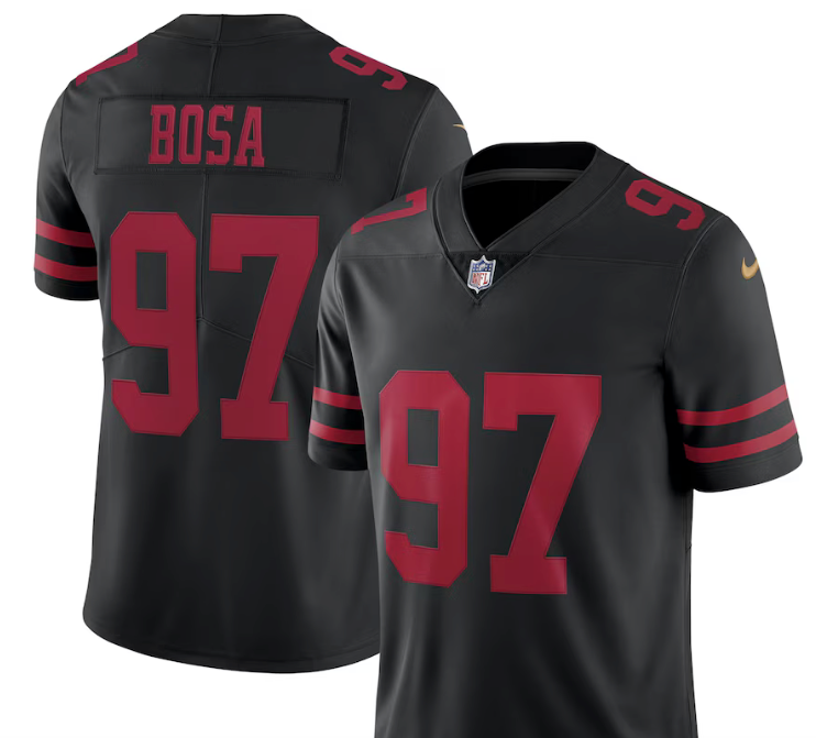 Nick Bosa #97 49ers Black