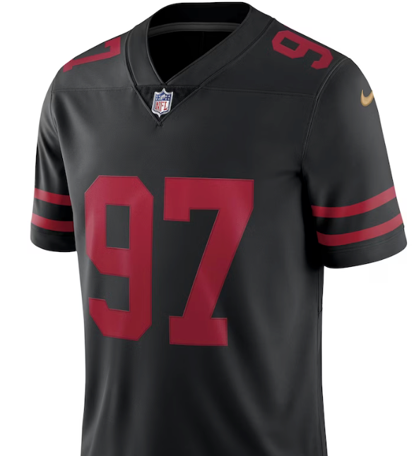 Nick Bosa #97 49ers Black