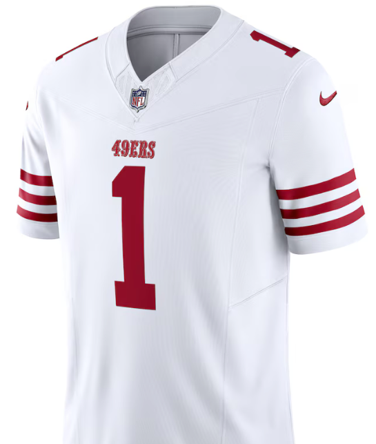 Deebo Sammuels #1 49ers White