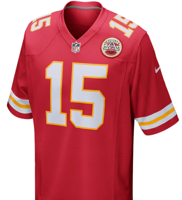Patrick Mahomes #15 Kansas City Chiefs Red