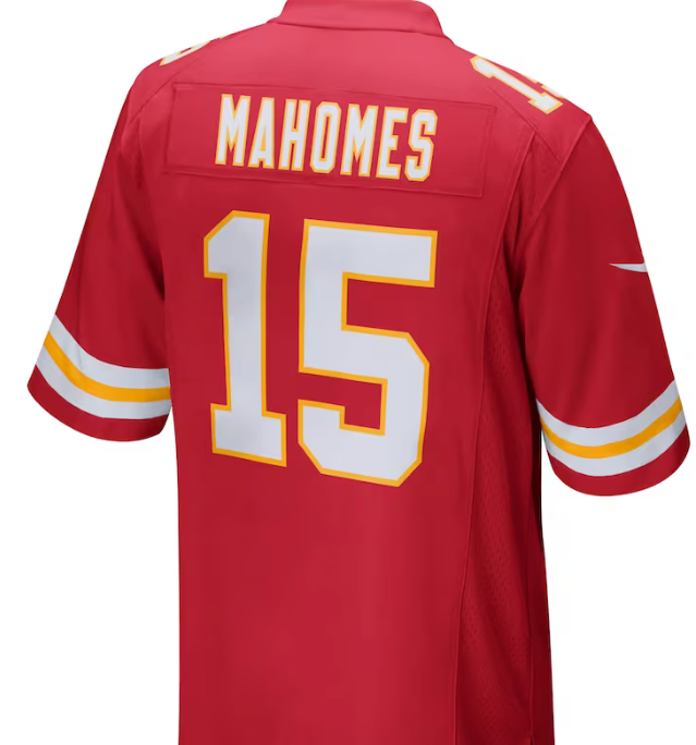 Patrick Mahomes #15 Kansas City Chiefs Red