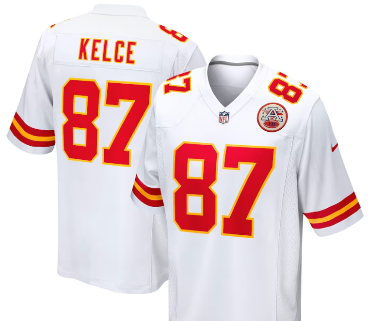 Travis Kelce #87 Kansas City Chiefs White