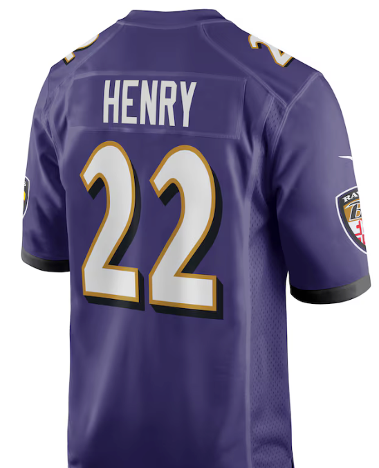 Derrick Henry #22 Ravens Purple
