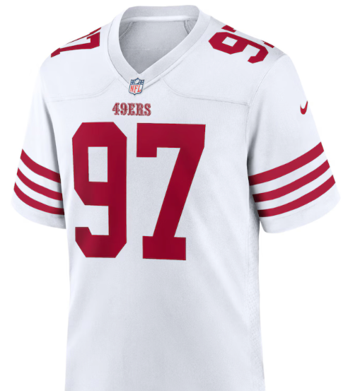 Nick Bosa #97 49ers White