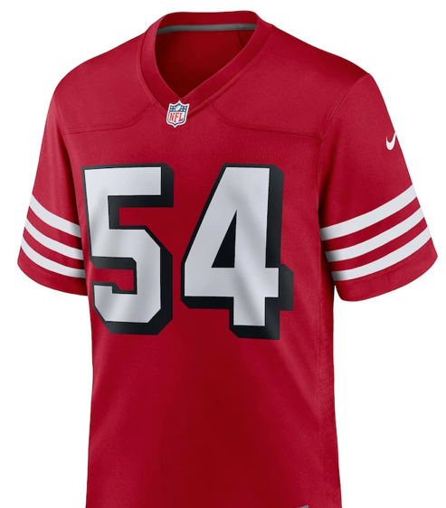 Fred Warner #54 49ers Red