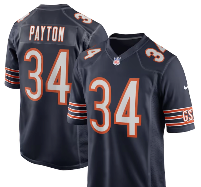 Walter Payton #34 Bears Blue