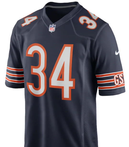 Walter Payton #34 Bears Blue