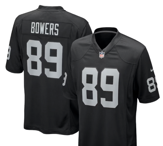 Brock Bowers #89 Raiders Black Jersey