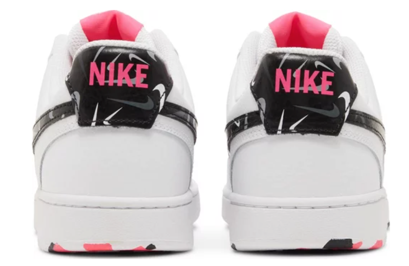 Wmns Court Vision Low 'White Multi Swoosh'