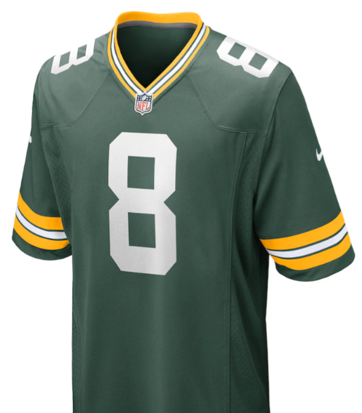 Josh Jachobs #8 Green Bay Packers Green