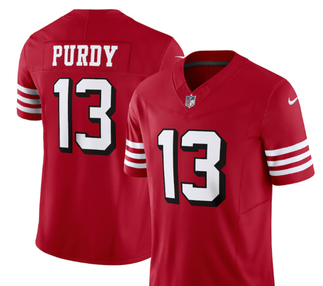 Brock Purdy #13 49ers Red