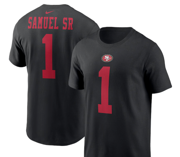 Deebo Sammuels #1 49ers Black