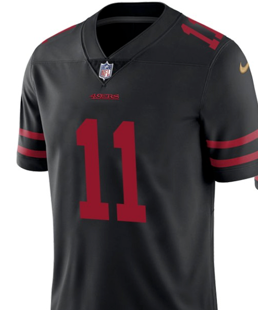 Brandon Aiyuk #11 49ers Black