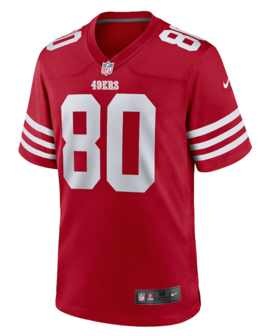 Jerry Rice #80 49ers Red