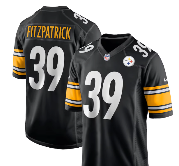 Minkah Fitzpatrick #39 Steelers Black