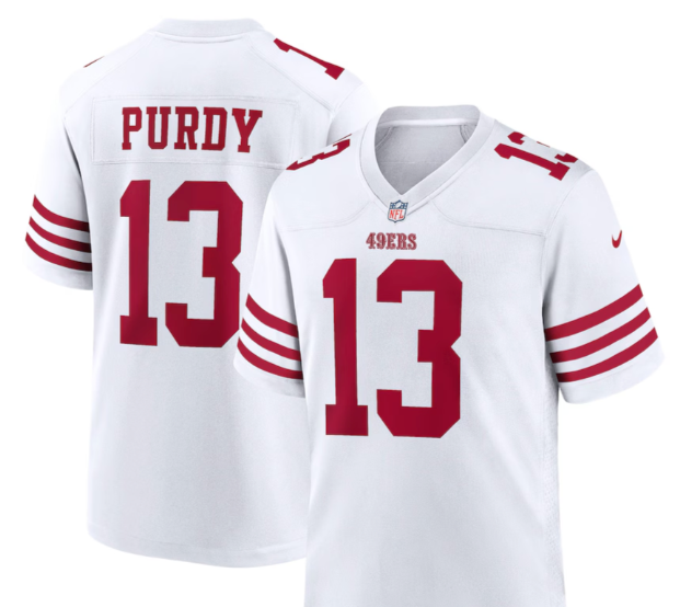 Brock Purdy #13 49ers White
