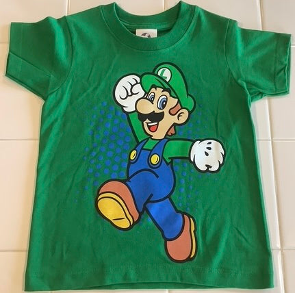 Kids Luigi Green Shirt