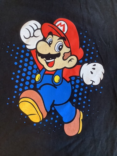 Kids Mario Black Shirt