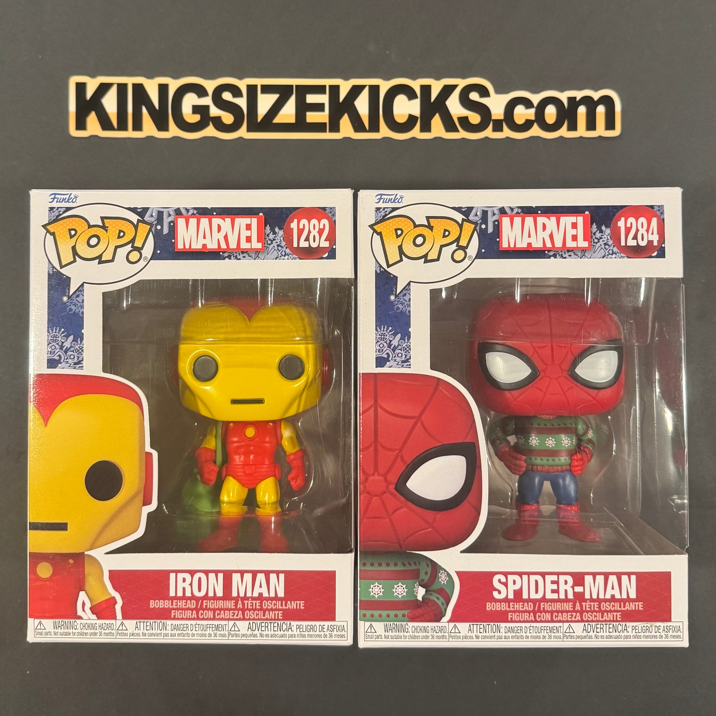 Iron Man and Spider Man Christmas Combo