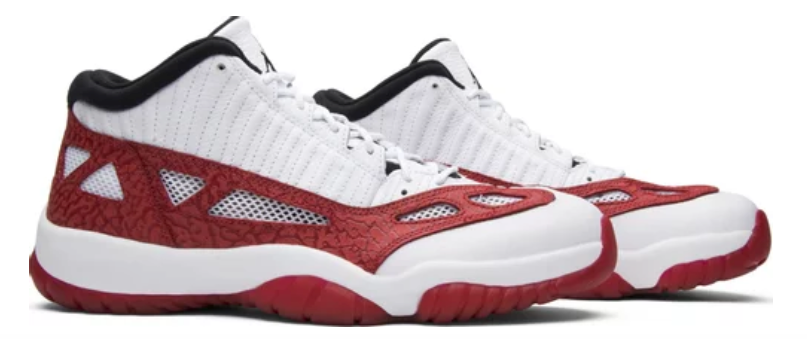 Air Jordan 11 Retro Low IE White Gym Red