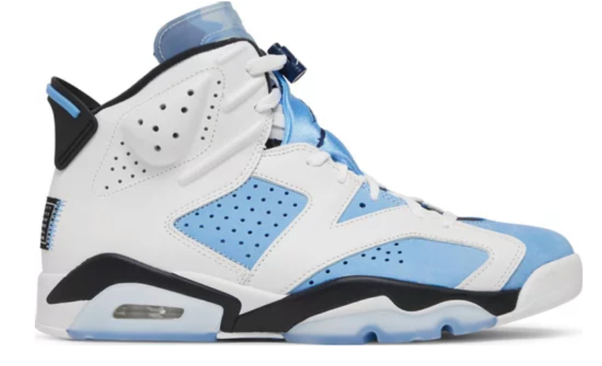 Air Jordan 6 Retro UNC White
