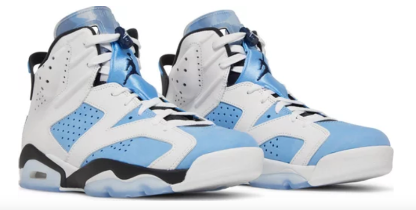 Air Jordan 6 Retro UNC White