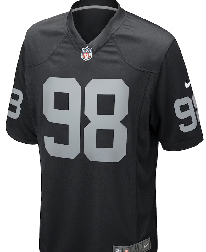 Maxx Crosby #98 Raiders Black Jersey