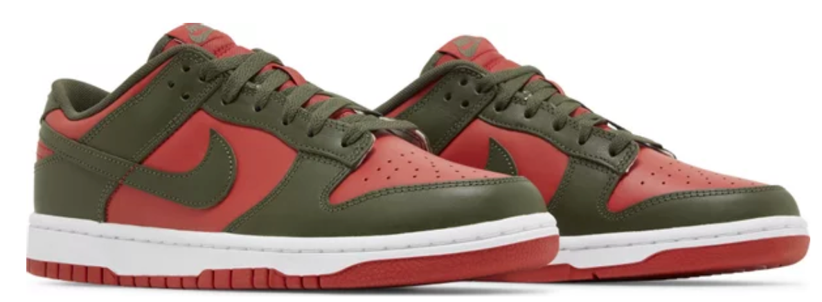 Nike Dunk Low Mystic Red Cargo Khaki
