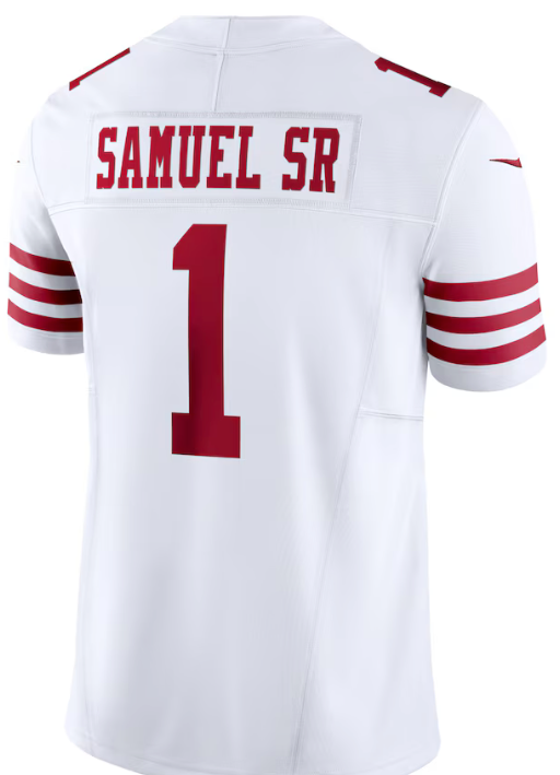 Deebo Sammuels #1 49ers White