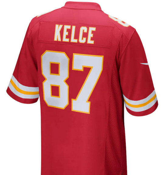 Travis Kelce #87 Kansas City Chiefs Red