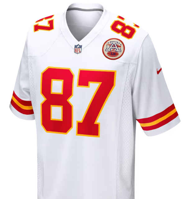 Travis Kelce #87 Kansas City Chiefs White