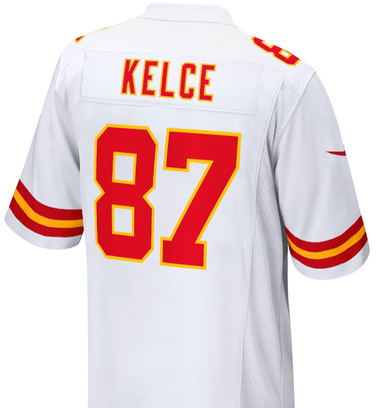 Travis Kelce #87 Kansas City Chiefs White