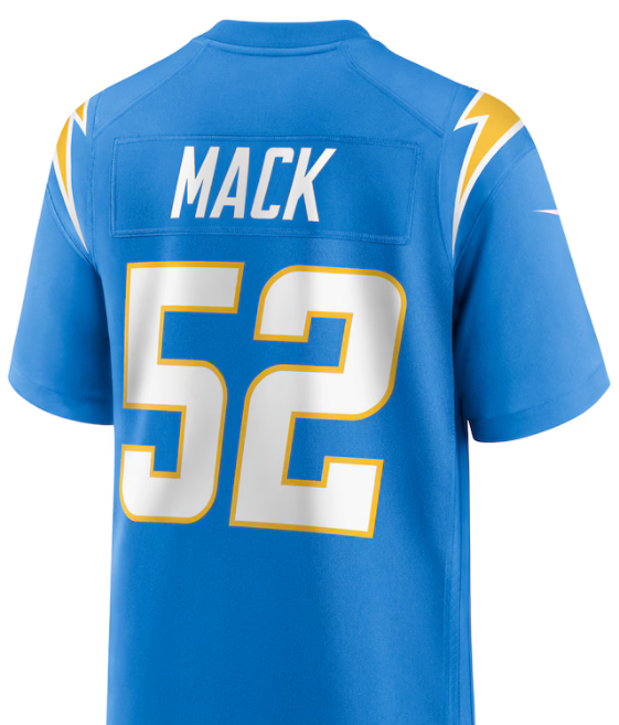 Khalil Mack #52 LA Chargers Blue XL