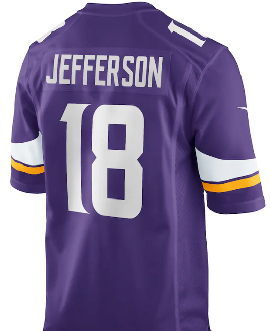 Justin Jefferson #18 Vikings Purple