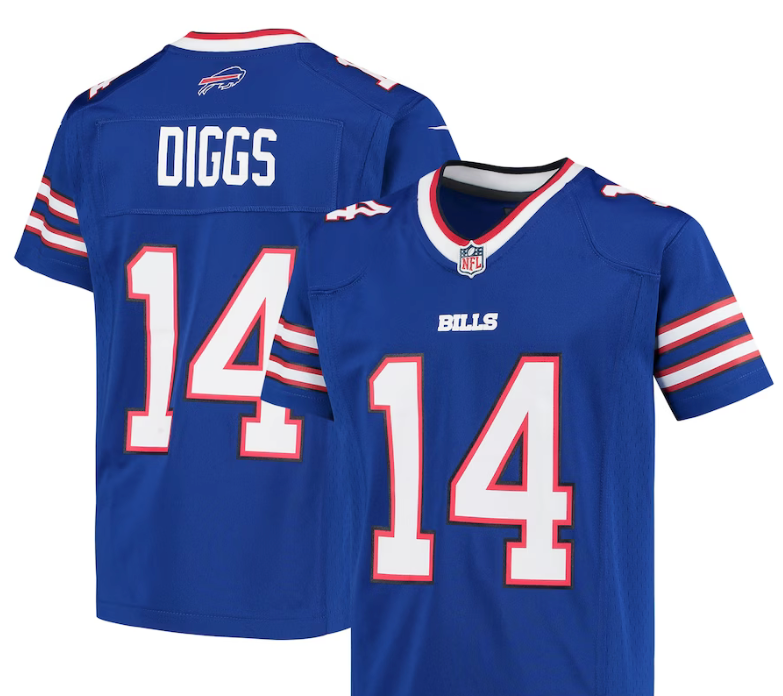 Stefon Diggs #14 Bills Blue XL