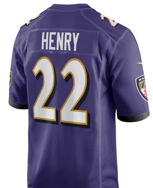 Derrick Henry #22 Ravens Purple